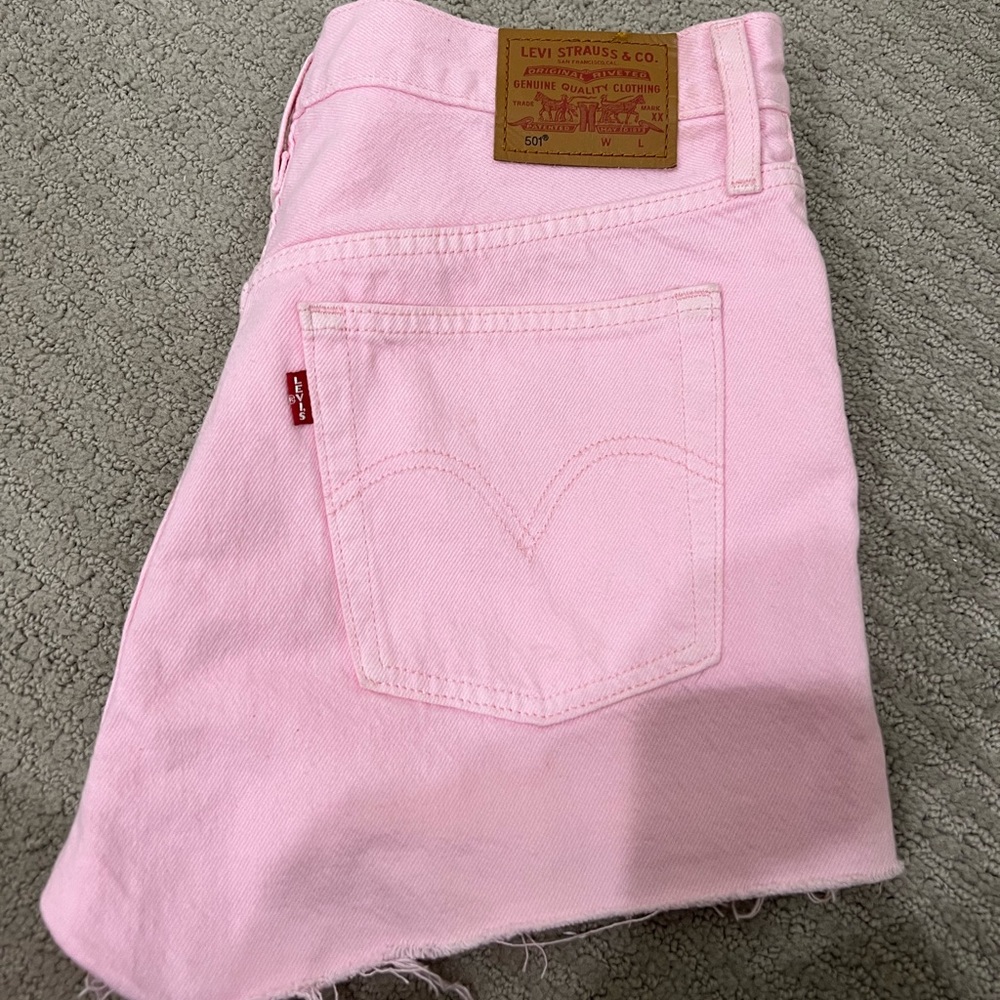 Levi’s Pink Denim Shorts